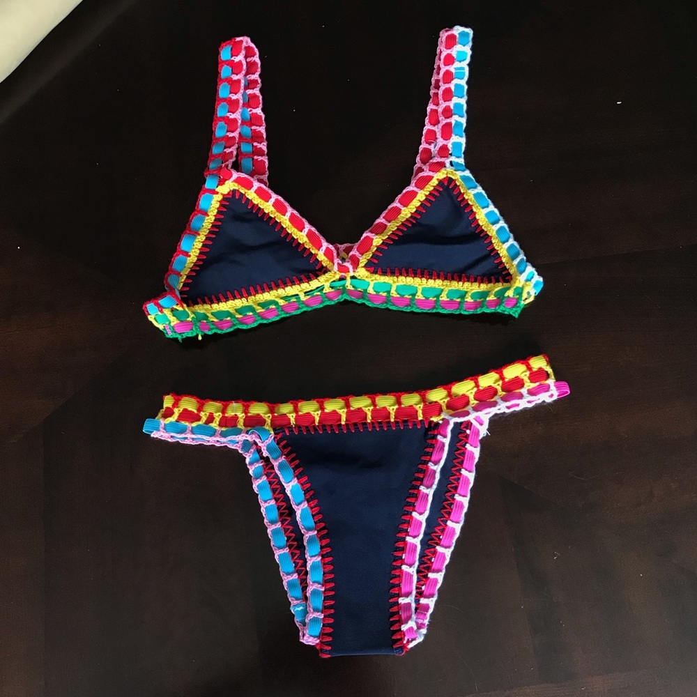 CROCHET COLORFUL BIKINI